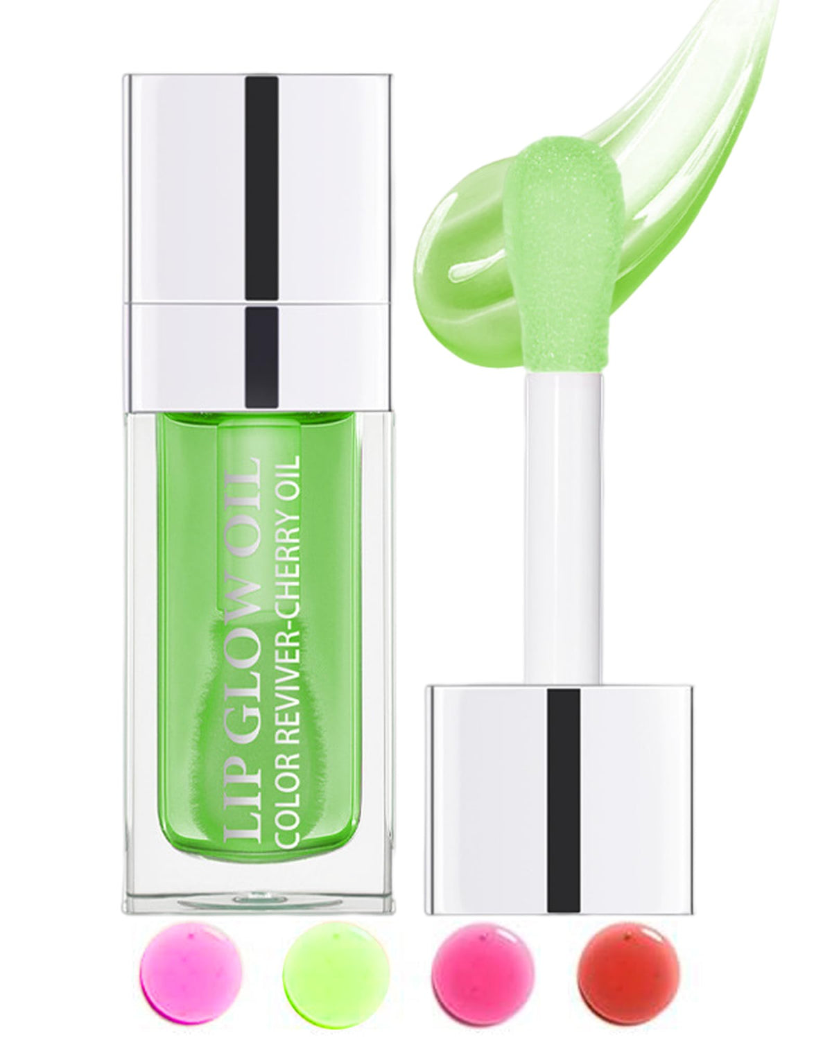 Tinted Moisturizing Lip Glow OilHydrating Plumping Lip Gloss Lip Care Clear Toot Lip Oil for Dry LipGlow Reviver Lip OilShine Lip Tint Stain Lip Care ProductChristmas Makeup Gift for Women-#016