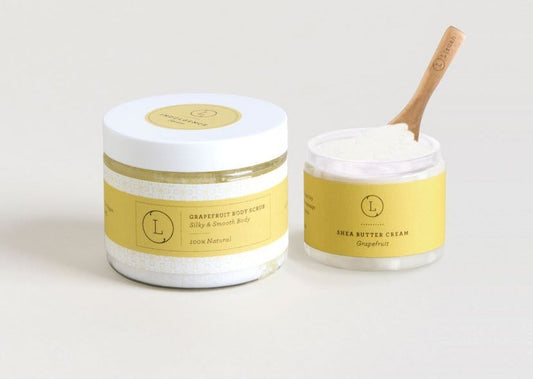 Reviving Grapefruit Shea Butter & Body Scrub Set