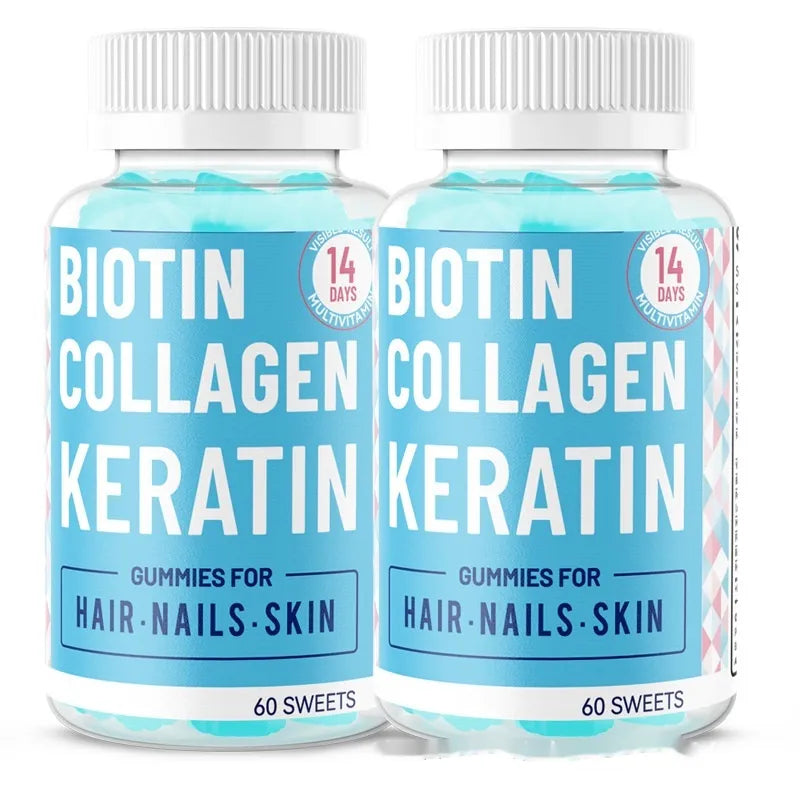 Hair Nail & Skin Biotin Collagen Gummies