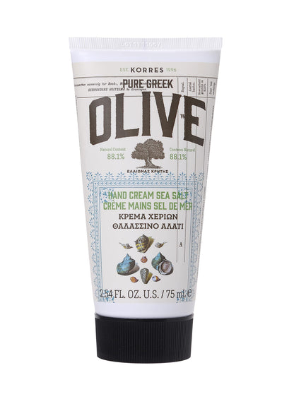 KORRES Olive Hand Cream Sea Salt 2.54 fl. oz.