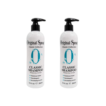 Original Sprout Classic Shampoo. Sulfate Free Shampoo for Classic Hair Care. 12 oz (2 pack) (Packaging May Vary)