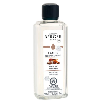 Winter Joy - Lampe Berger Fragrance Refill for Home Fragrance Oil Diffuser - 16.9 Fluid Ounces - 500 milliliters