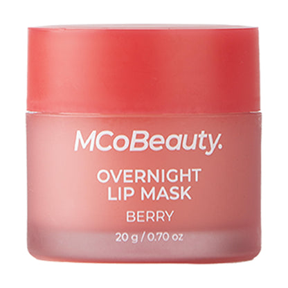 MCoBeauty Overnight Lip Mask - Berry Hydrating Lip Balm Vegan Cruelty Free Cosmetics