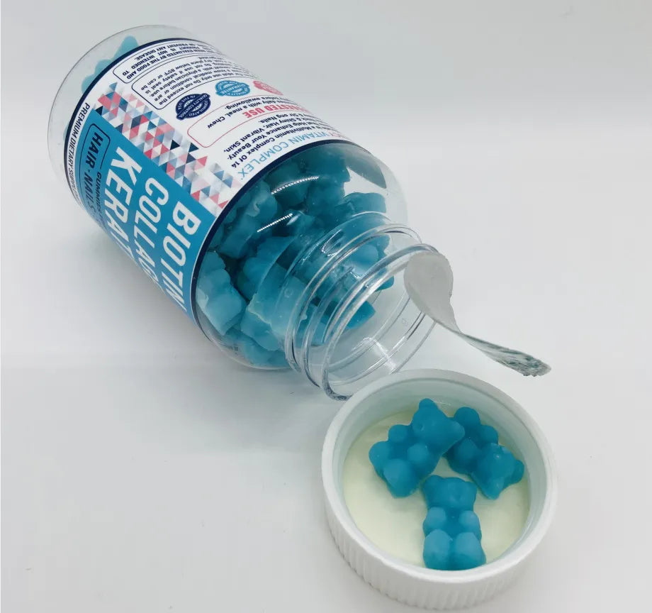 Hair Nail & Skin Biotin Collagen Gummies