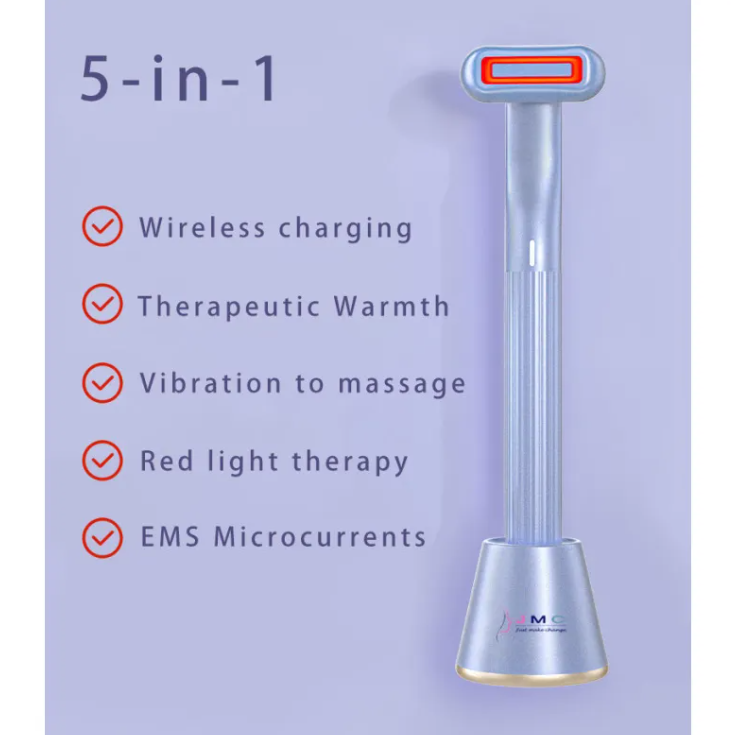 360° Rotary Eye & Face LED Massage Skincare Wand