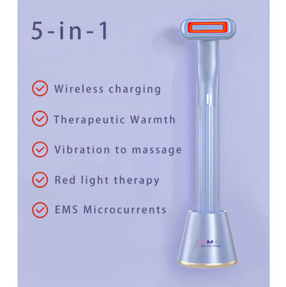 360° Rotary Eye & Face LED Massage Skincare Wand