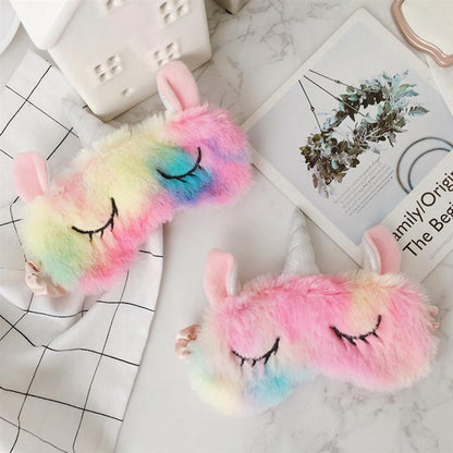 Light Blocking Eye Masks - Reindeer and Unicorn Designs