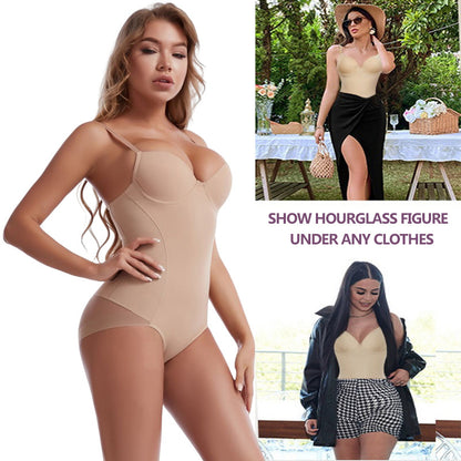 Women's Body Shaper Adjustable Support Belt and Bra