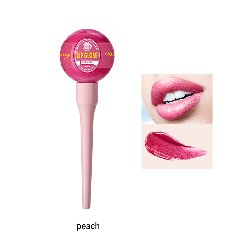 Lollipop Lip Glaze Tint Pump Crystal Waterproof Gloss