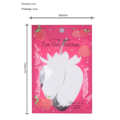 Wholesale Gel Eyelash Extension Eye Patches - Fresh Fruit Packaging