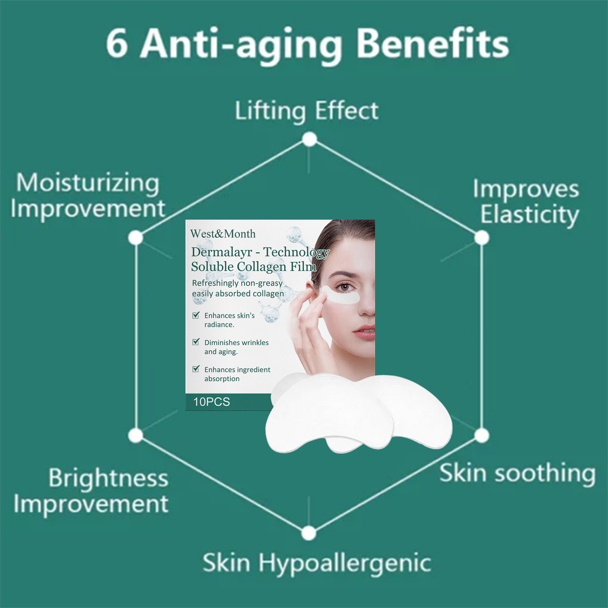 Collagen Soluble Eye Mask – Firming & Hydrating