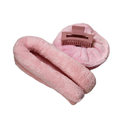 2023 Spring Coral Fleece Heatless Curling Rod