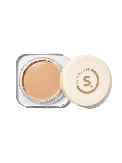 SHEGLAM Hydrating Cream Full Coverage Foundation Balm Long Lasting Concealer Face Foundation for Dry Skin - Warm Vanilla