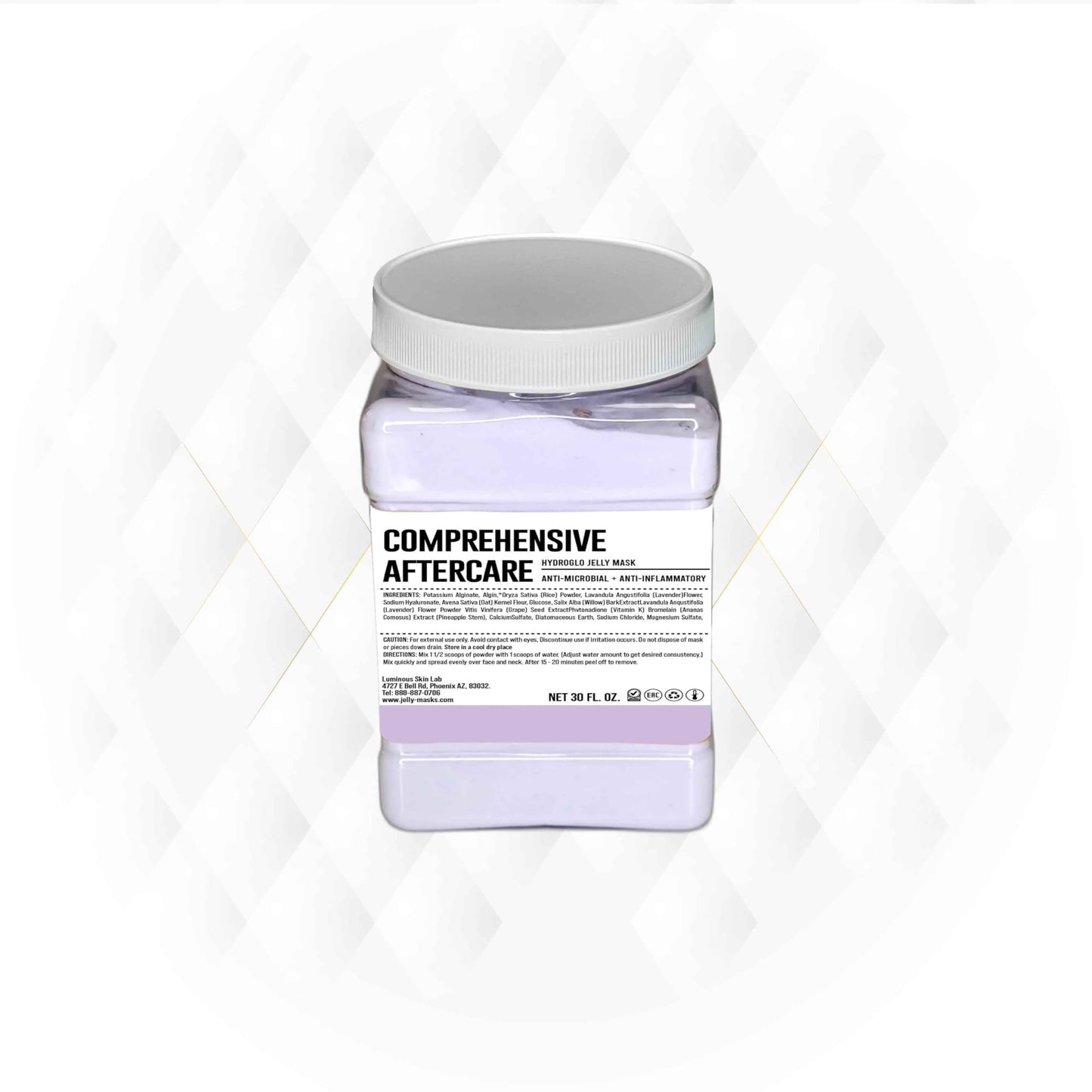 Comprehensive Aftercare Jelly Mask - Professional Pack Peel Off Facial Mask - Reduce Dark Spot - Natural Herbal Extracts - Skin Brightening & Hydrating - Anti-Aging For All Skin Types - 30 Fl Oz
