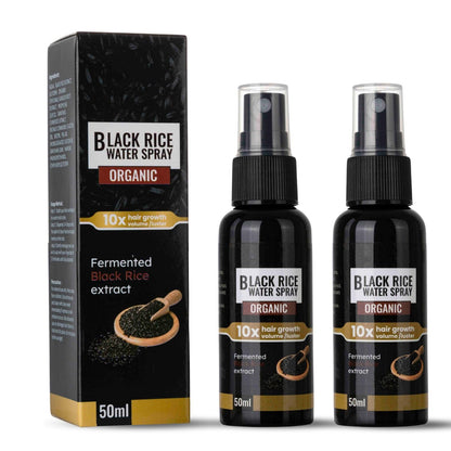 Rice Water Spray for Hair Growth Repair Damaged Hair Castor Oil and Ginger Root for Thicker Black Rice Extract with Castor Oil Ginger Root for Thicker Longer Fuller Hair - 1.69 oz (Pack of 2)