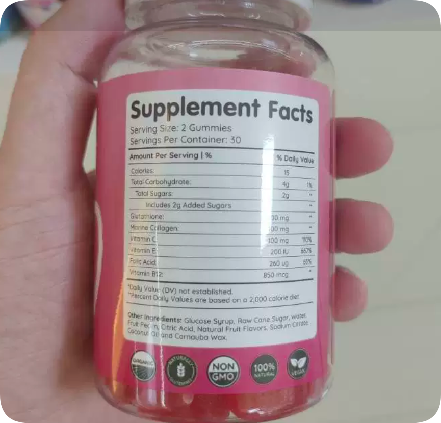 Biotin Hair & Nail Gummies