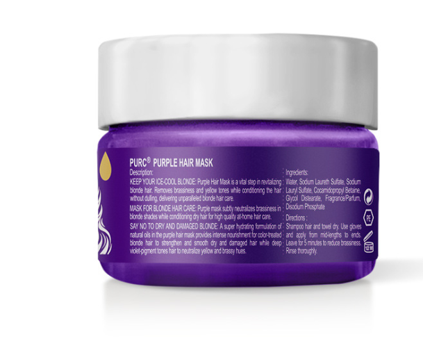 Color Locking Purple Hair Mask 60g for Hair Care