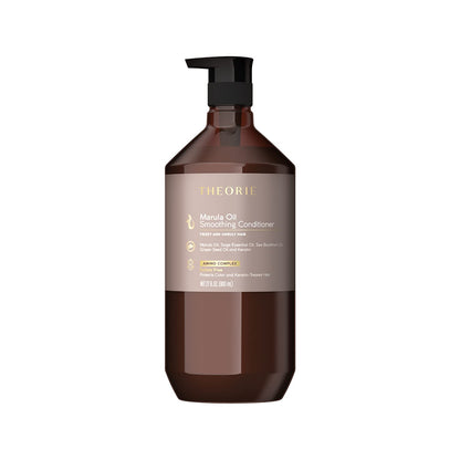 Theorie Marula Oil Hair Smoothing Conditioner - Frizz Control with Marula Sea Buckthorn & Grape Seed Oils Sulfate & Gluten Free All Hair Types 800 ML