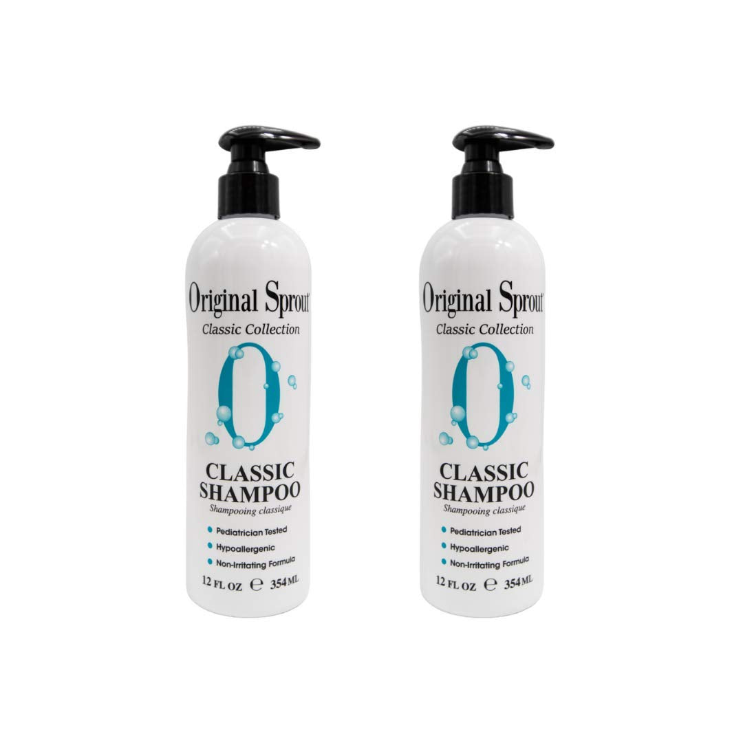 Original Sprout Classic Shampoo. Sulfate Free Shampoo for Classic Hair Care. 12 oz (2 pack) (Packaging May Vary)