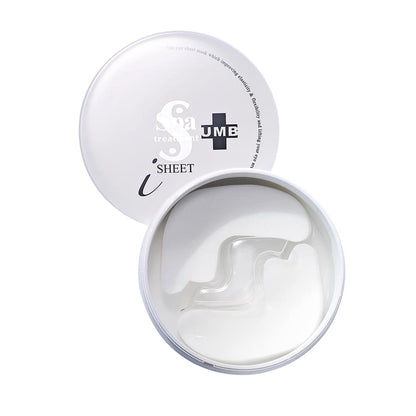 Spa Treatment UMB Stretch iSheet Japanese Under Eye Masks (60 Sheets) - Effective Anti-Aging Under Eye Patches for Dark Circles Dry Dull Skin Around the Eyes - Moisturize and Refresh your Skin