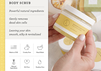 Reviving Grapefruit Shea Butter & Body Scrub Set