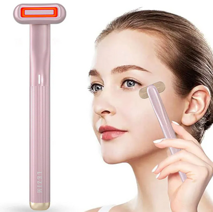 360° Rotary Eye & Face LED Massage Skincare Wand