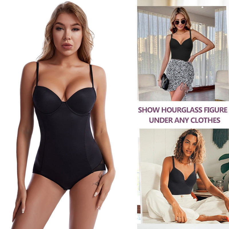 Women's Body Shaper Adjustable Support Belt and Bra