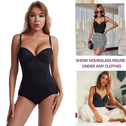 Women's Body Shaper Adjustable Support Belt and Bra