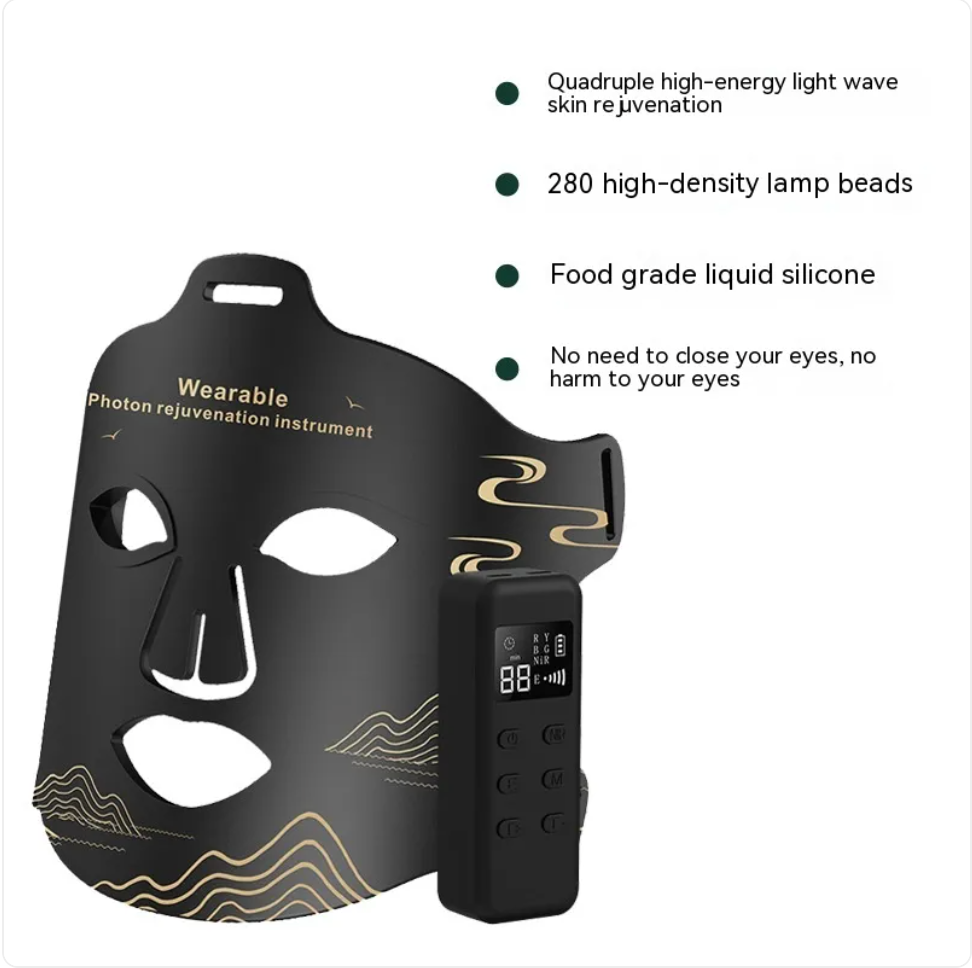 Infrared LED Phototherapy Mask for Skin Rejuvenation