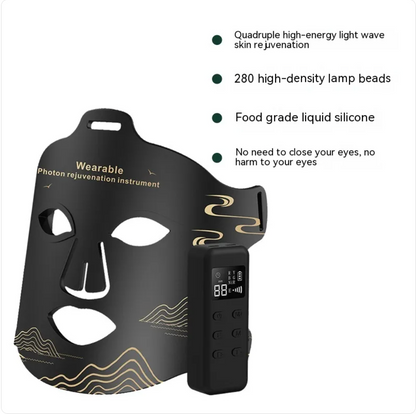 Infrared LED Phototherapy Mask for Skin Rejuvenation