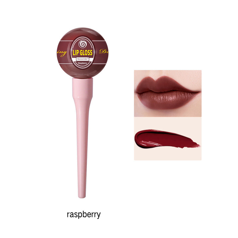 Lollipop Lip Glaze Tint Pump Crystal Waterproof Gloss