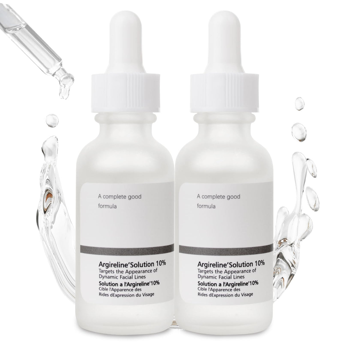 Argireline Serum With Hyaluronic Acid For Fine Lines Anti Aging Argireline Solution 10 Percent For Dark Spot 2 PCS Anti Wrinkles Multi Peptide Serum For Face Eye Neck.
