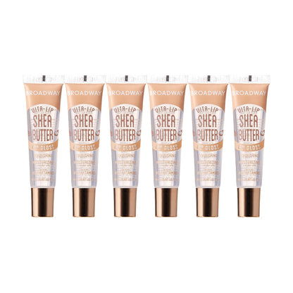 Broadway Vita-Lip Clear Lip Gloss 0.47oz/14ml (Shea Butter) 6 PACK