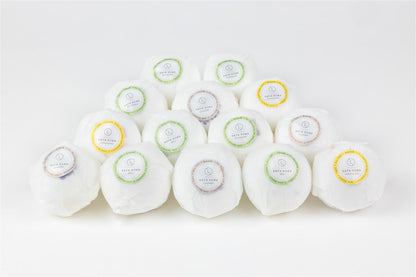 Bath Bombs Gift Box, Set of 14 Big 100% Natural Relaxing Bath Bombs