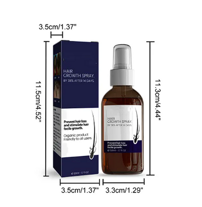 Hair Growth Spray Moisturizes Damaged Hair
