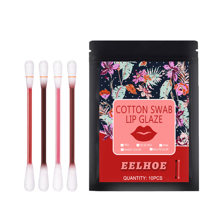EELHOE Cotton Swab Lip Glaze - Portable Lip Tint