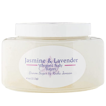 Handmade Whipped Body Butter (Jasmine & Lavender 4 oz)